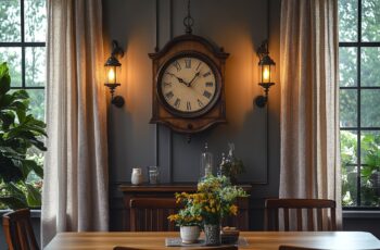 L’horloge salle à manger : élémemt central d’un décor réussi