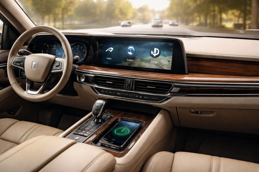 découvrez la connectivité mobile avancée dans votre cadillac escalade ou lincoln navigator américains pour une expérience de conduite connectée, sécurisée et intuitive.